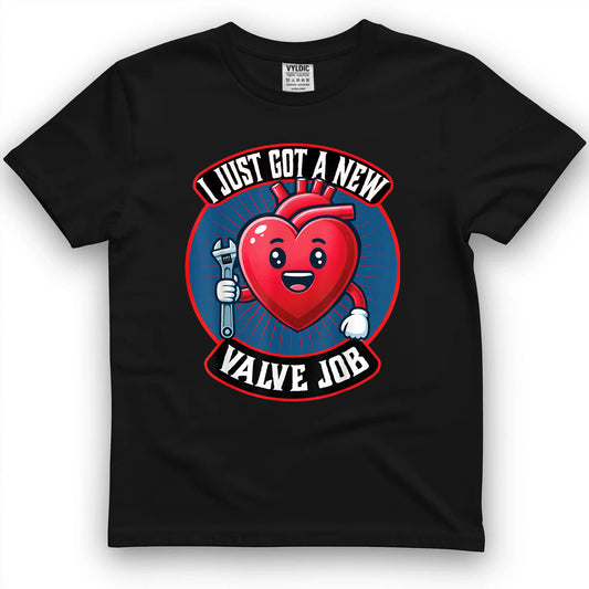 Open Heart Surgery Recovery Survivor Bypass TAVR Valve Job T-Shirt