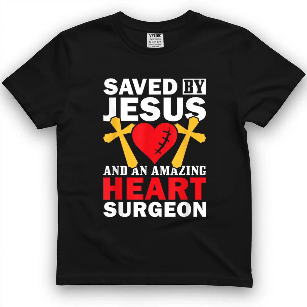 Open Heart Surgery Survivor Jesus Bypass Recovery T-Shirt
