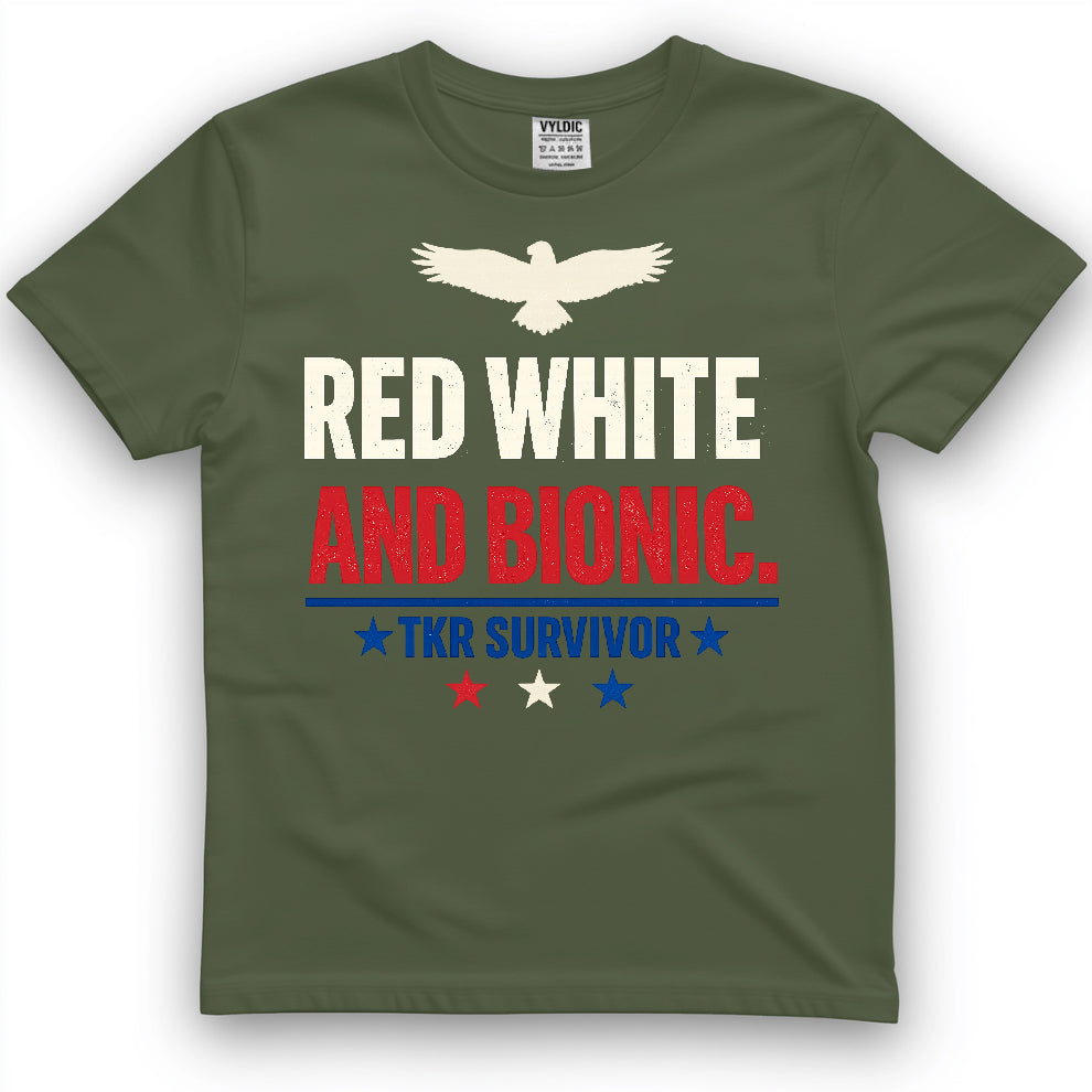 Red White And Bionic Shirt