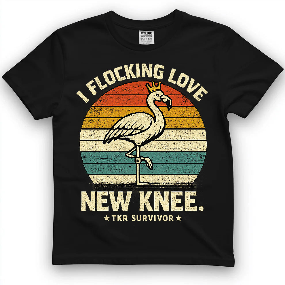 I Flocking Love New Knee Shirt.